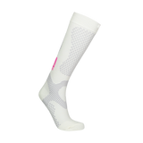 Compression merino socks - PORTION white