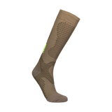 Compression merino socks - PORTION khaki