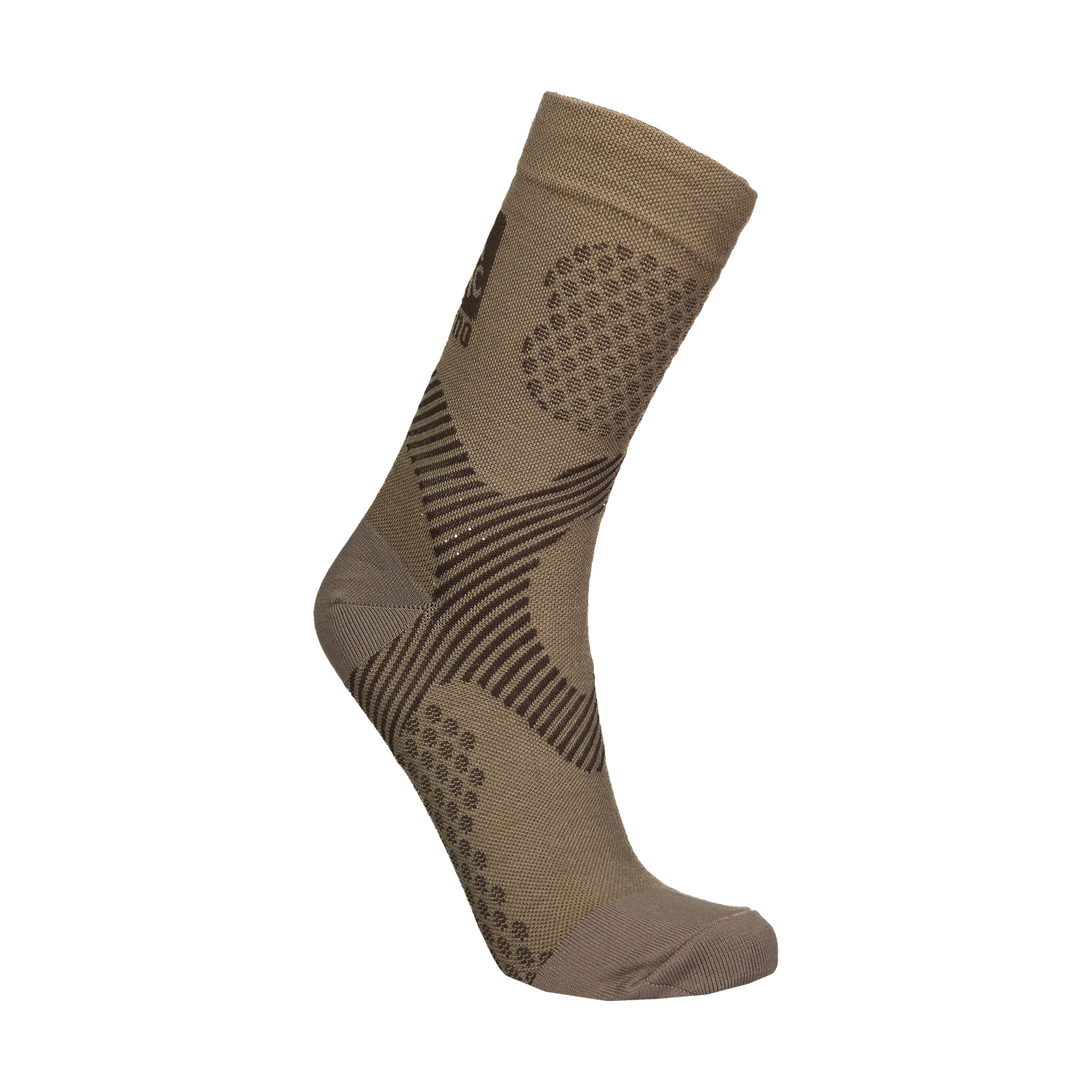 Compression merino socks - SINEWS brown
