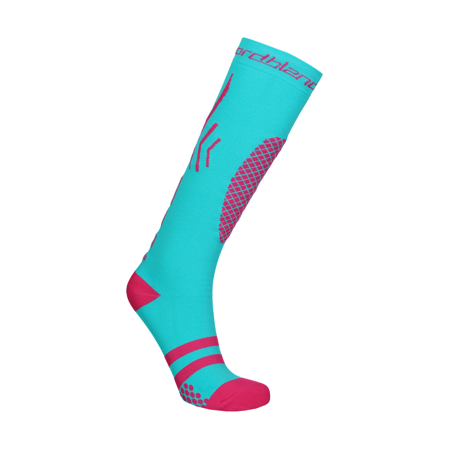 Compression ski socks - FEUD blue
