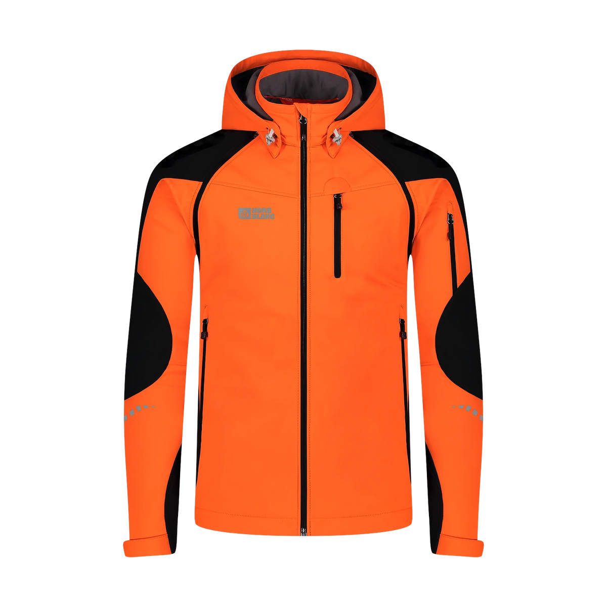 Zateplená softshellová bunda 2v1 pánská - DUOWARM oranžová