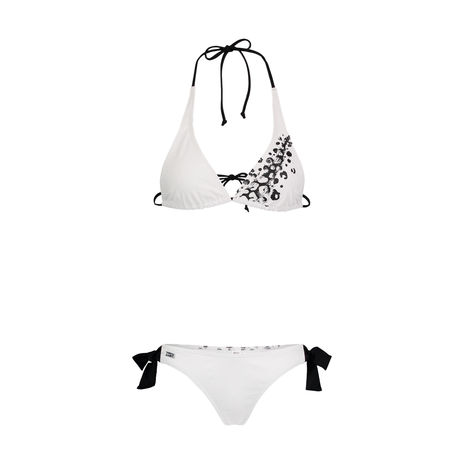 Bikinihose Damen - PANTER weiß-3