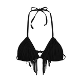 Bikini top women's - FRINGE black