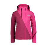 Purple ski jacket women's - ASPIRE wine red