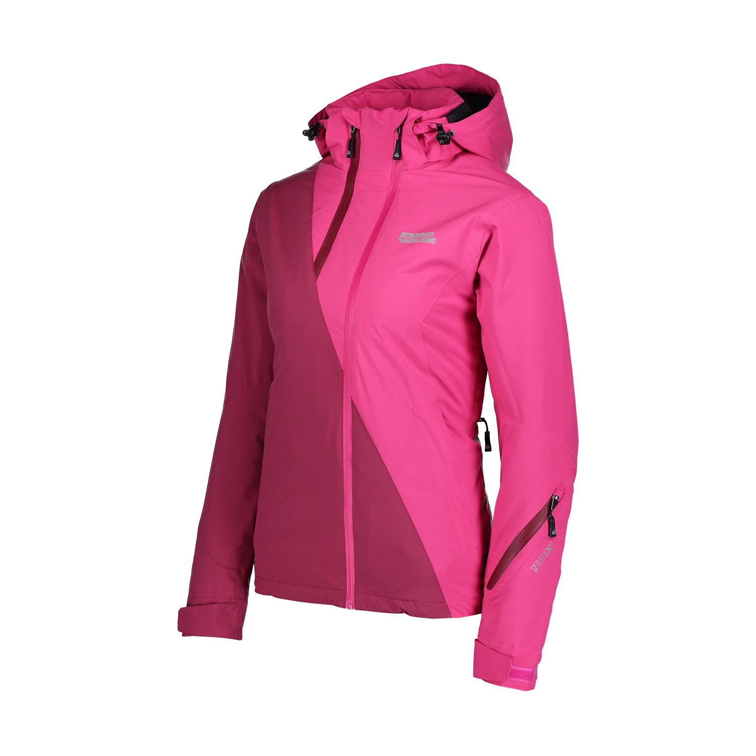 Purple ski jacket women's - ASPIRE wine red-2