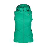 Winter vest women's - TRANSFER green