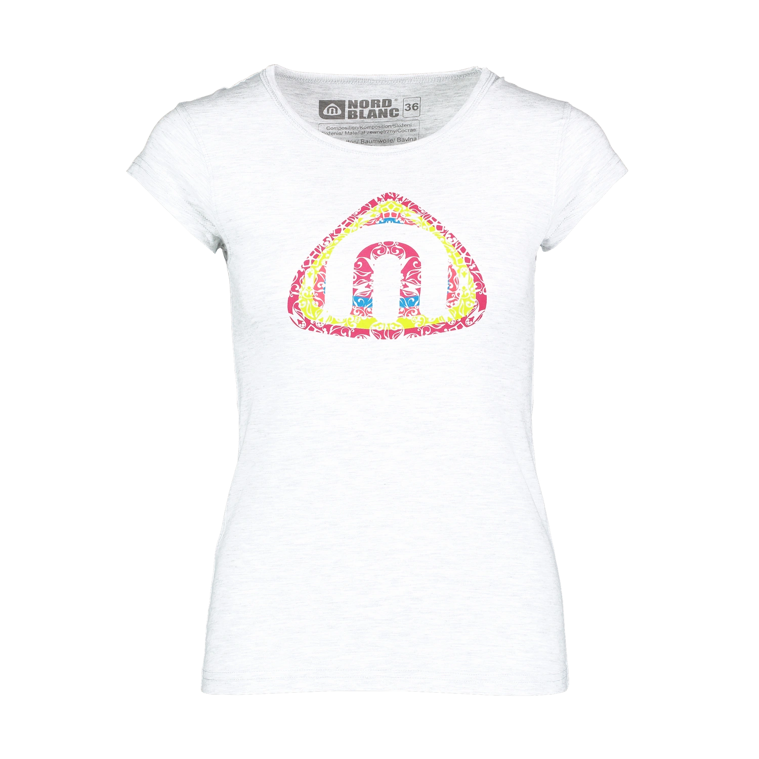 Cotton t-shirt women's - BLOSSOM grey-1