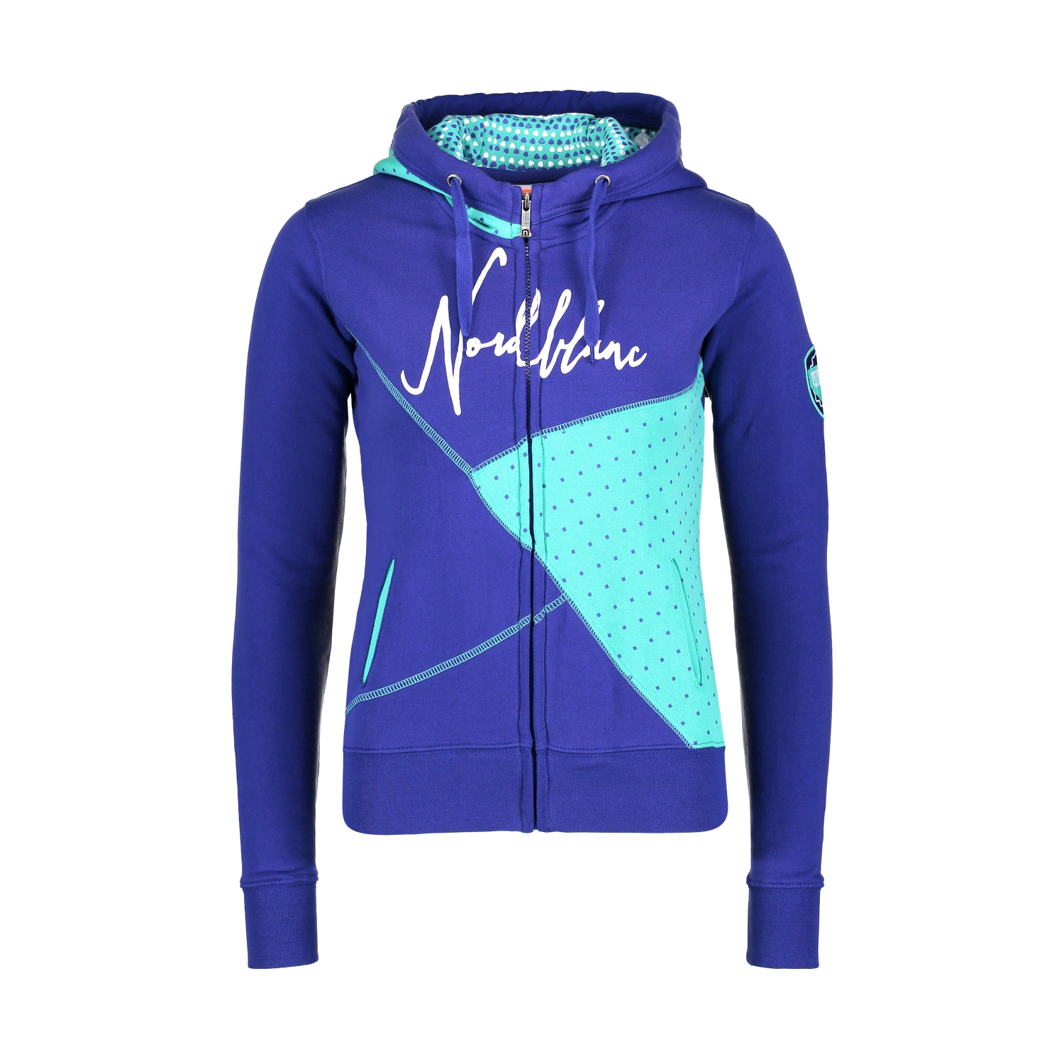 Sweatjacke Damen - GROOVY lila