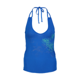 Elastic tank top women's - HAWAII blue