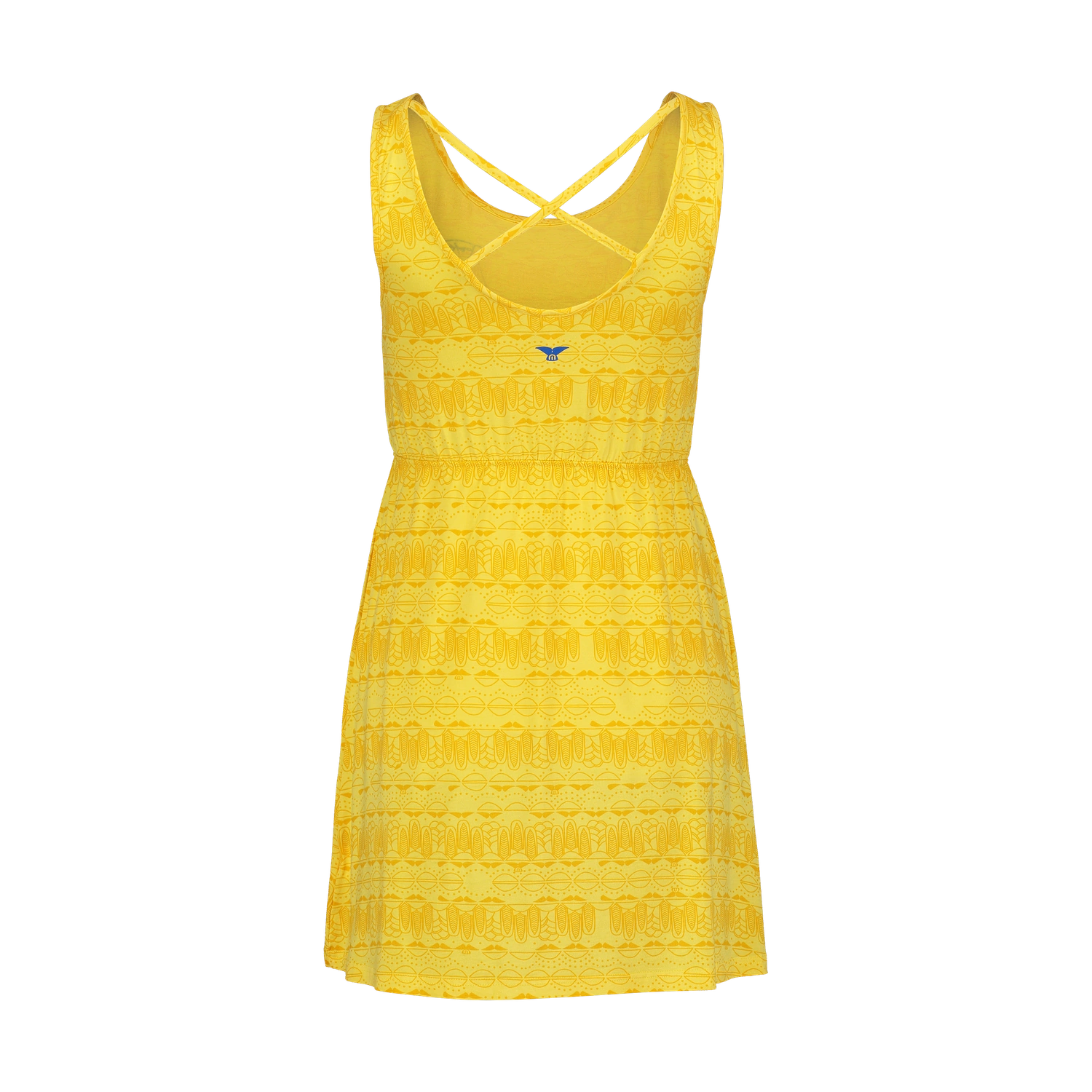Sommerkleid Damen - ISLAND gelb-2