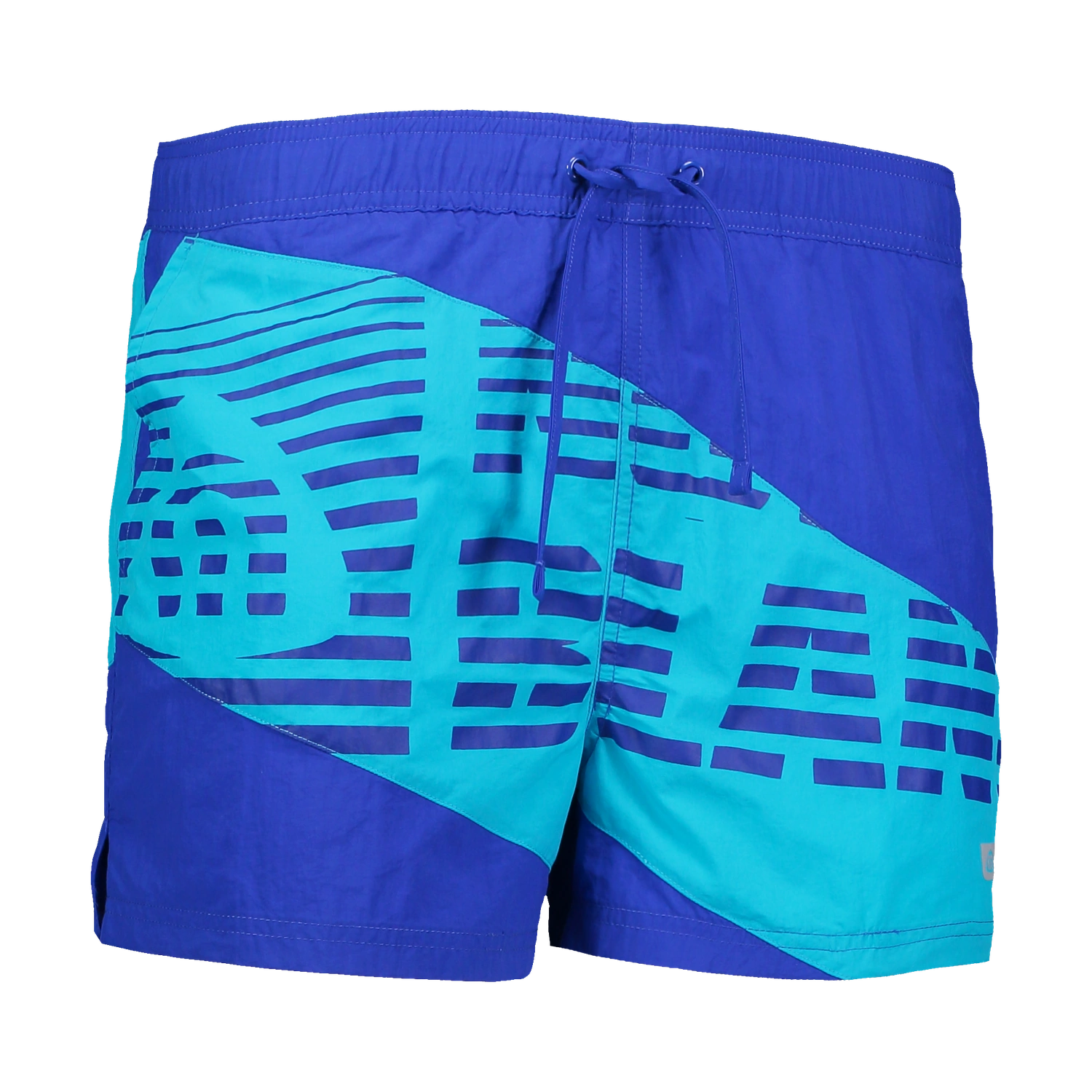 Swim shorts men's - DIAGONAL blue-1