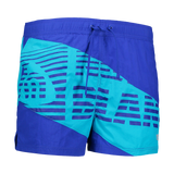 Swim shorts men's - DIAGONAL blue
