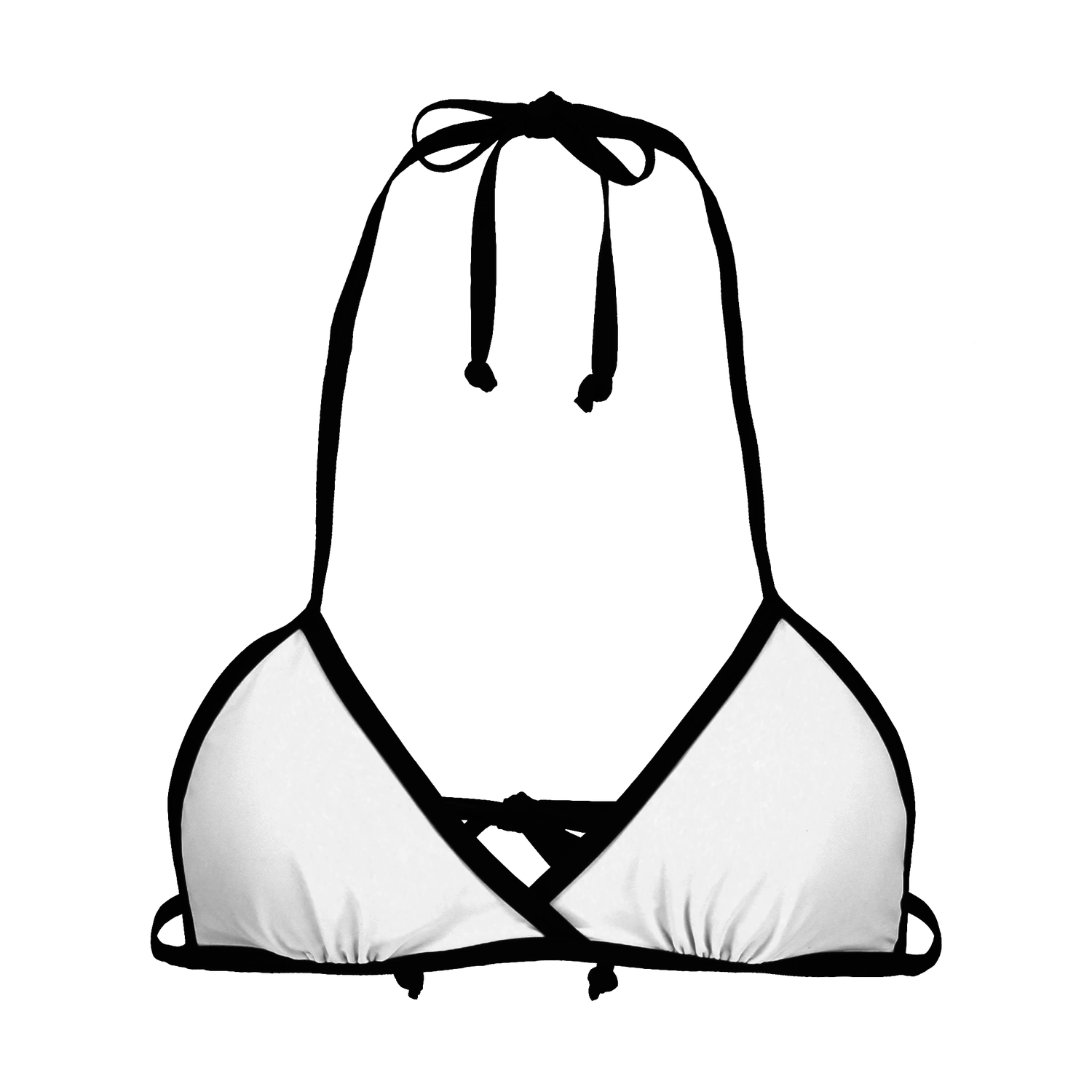 Bikini-Top Damen - HOLIDAY weiß-1