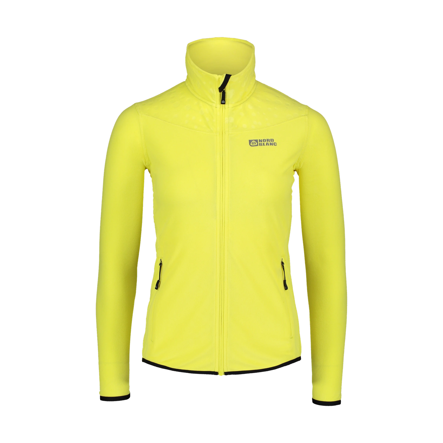Light fleece jacket women's - FIX yellow-1