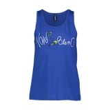 Cotton tank top women's - PRETTY blue