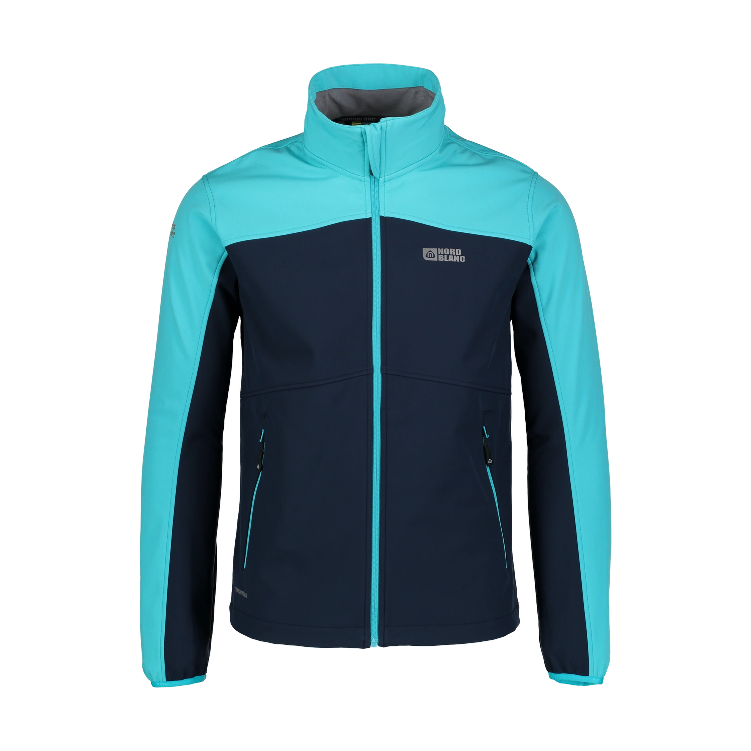 Jachetă softshell cu fleece pentru bărbați - BEFIT albastră-1