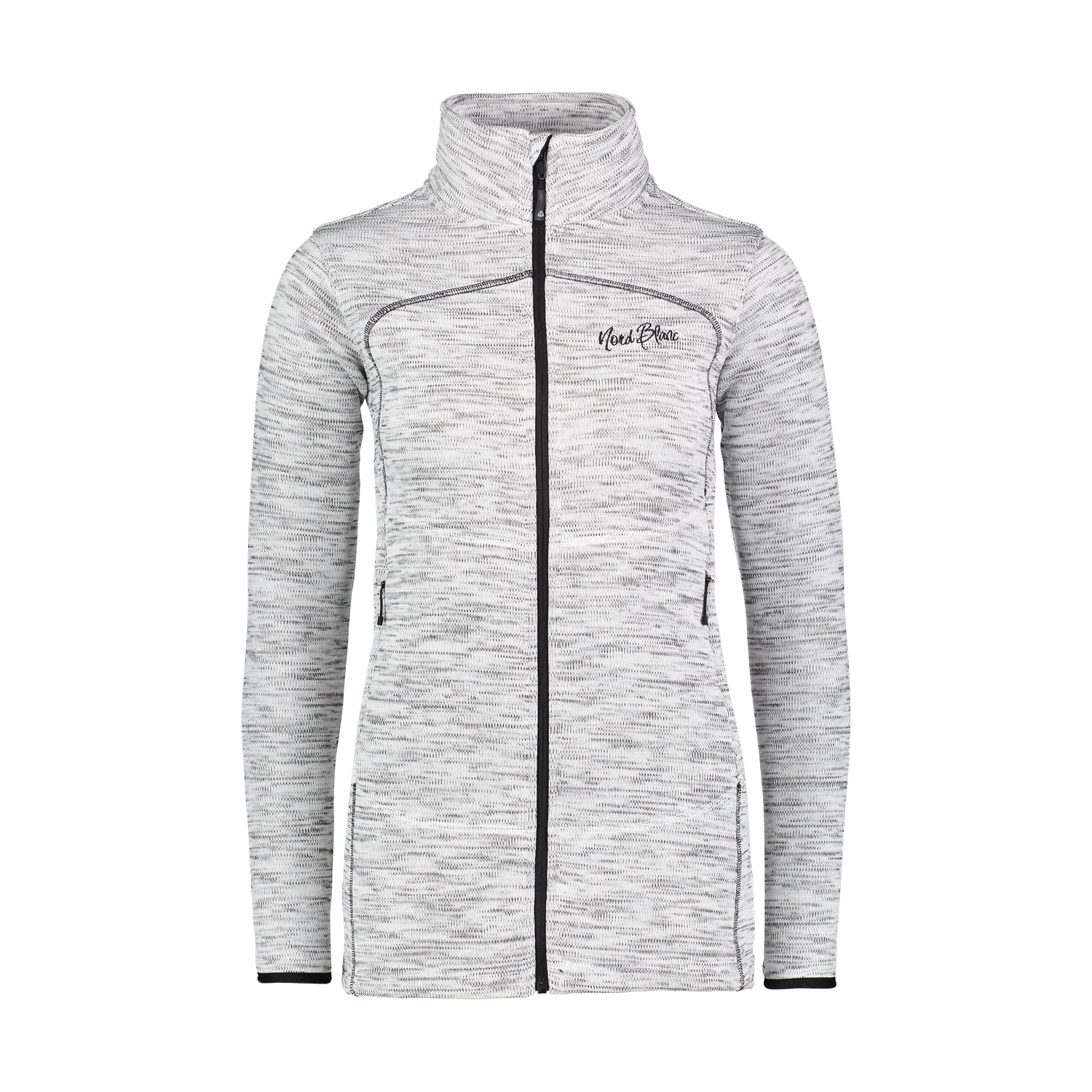 Sweater fleece women's - MELLOW white