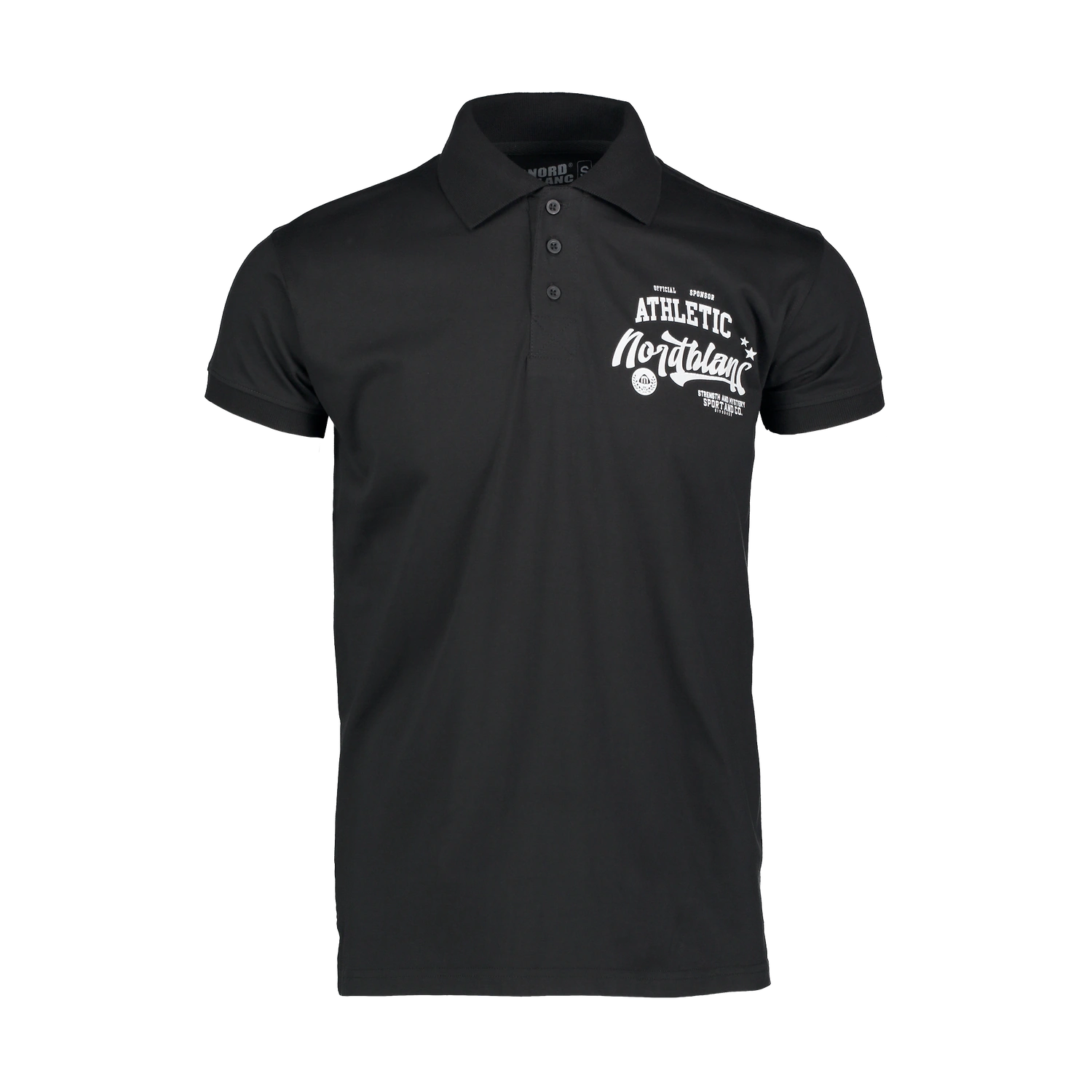 Cotton polo shirt men's - JIFFY black