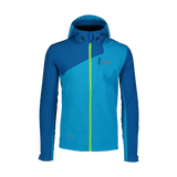 Lahka softshell jakna moška - UNEVEN modra