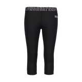 3/4 sports leggings women's - STAMP black