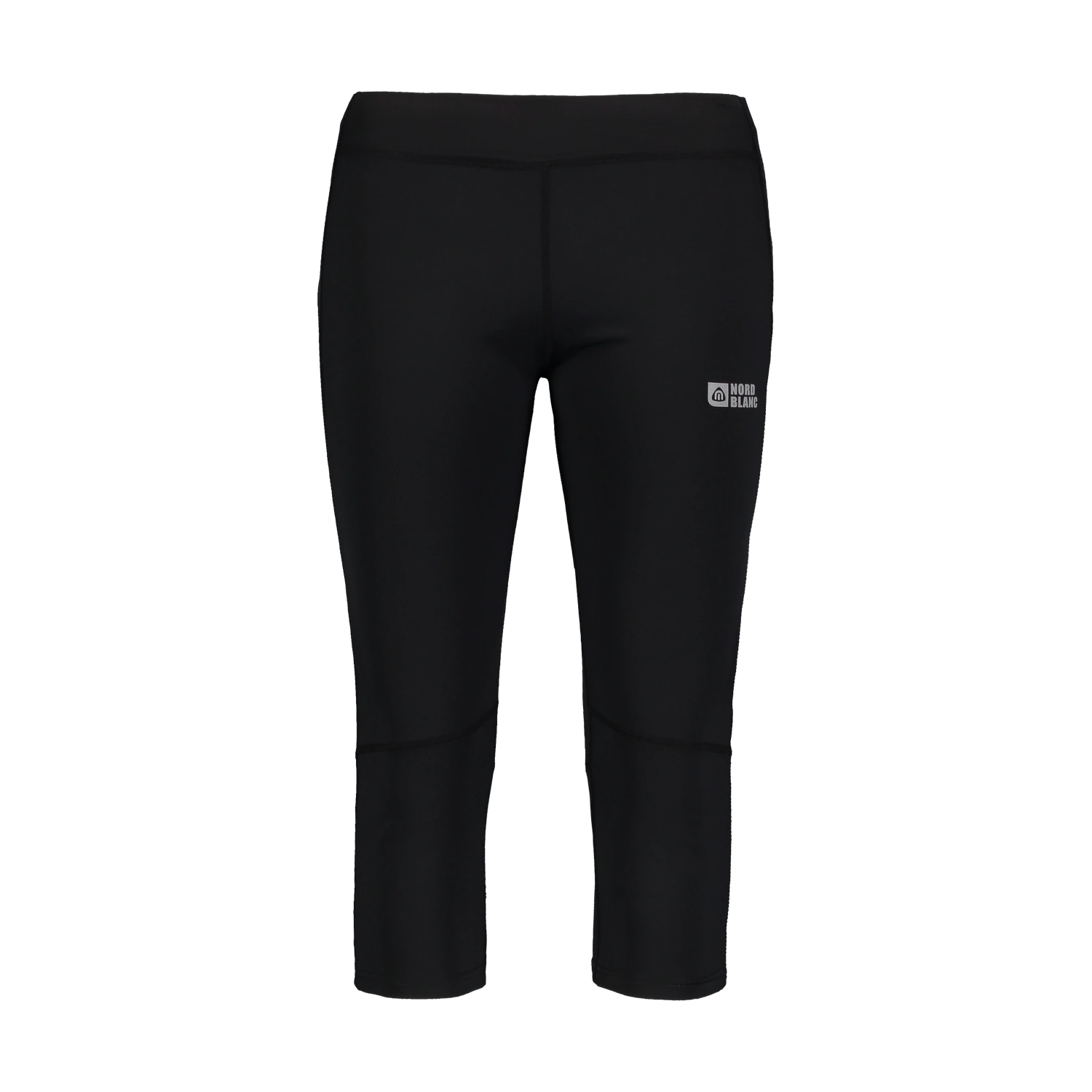3/4 sports leggings women's - DRAFT black-1