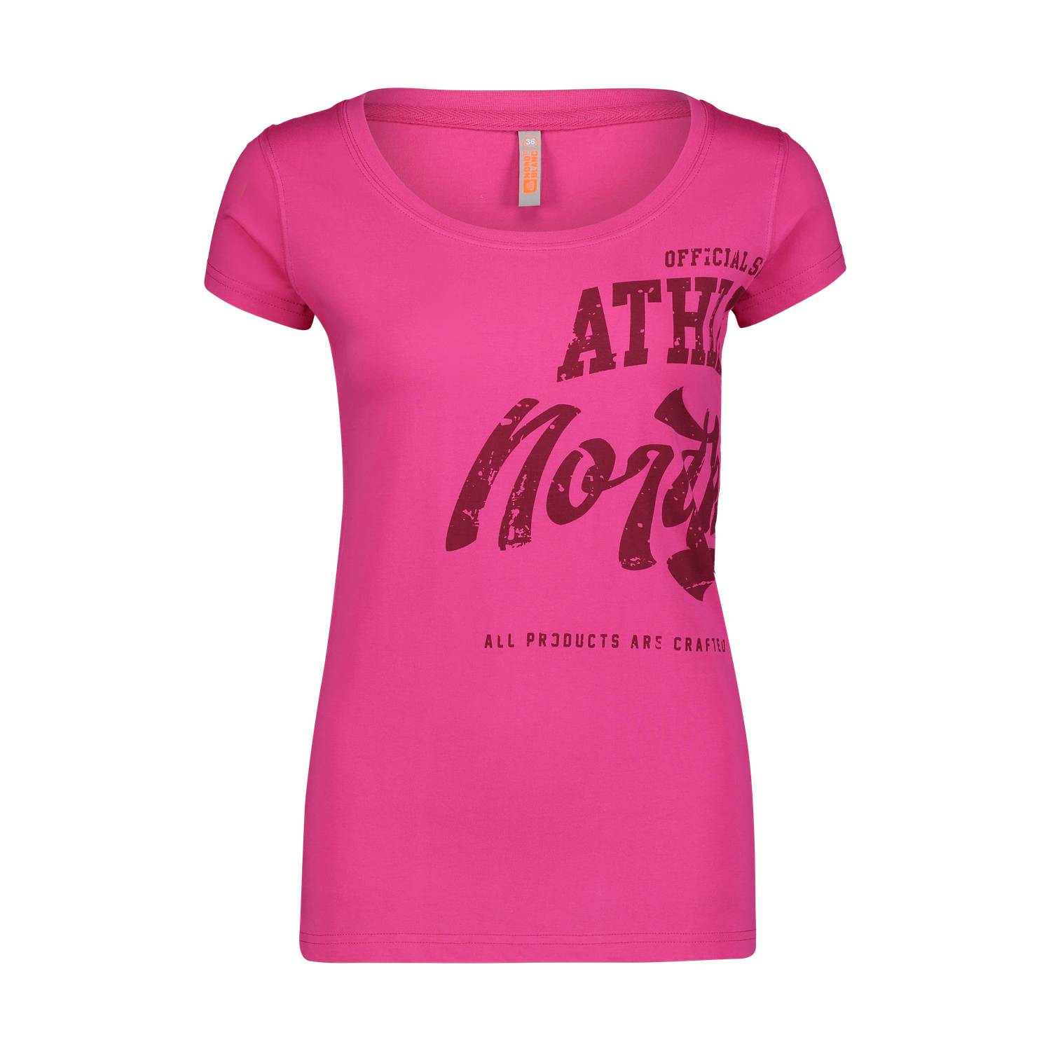 Cotton t-shirt women's - NOSTALGIC pink-1