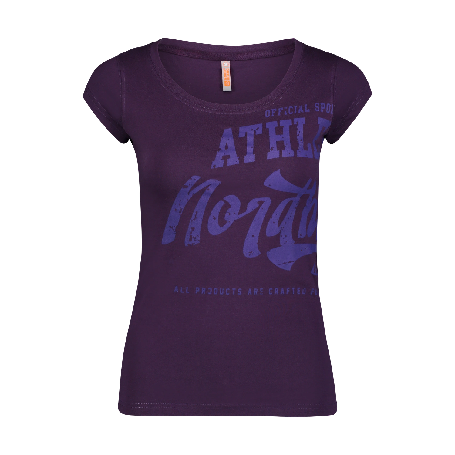 Cotton t-shirt women's - NOSTALGIC violet-1