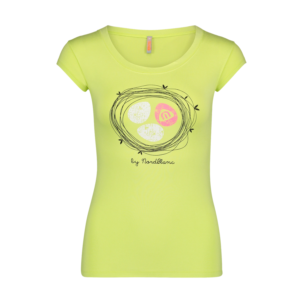 Elastic t-shirt women's - NEST green