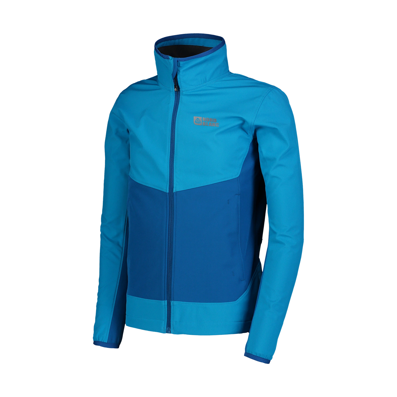 Leichte- Softshelljacke Kinder - UNIT blau-2