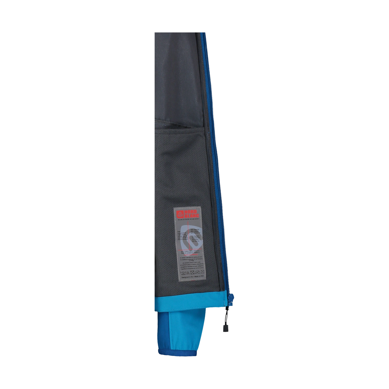 Leichte- Softshelljacke Kinder - UNIT blau-4