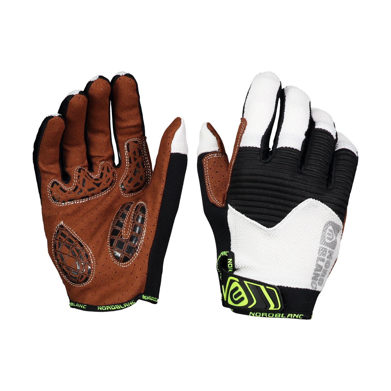 Bike gloves men's - BREACH white