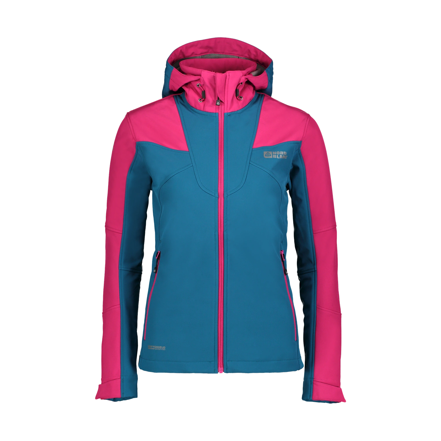 Softshell jacket with fleece jacket women's - FUSTIAN blue-1
