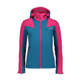 Softshell jacket with fleece jacket women's - FUSTIAN blue