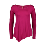 Yoga Top Damen - LAPPET rot