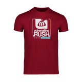 Baumwolle T-Shirt Herren - ADRENALINE weinrot