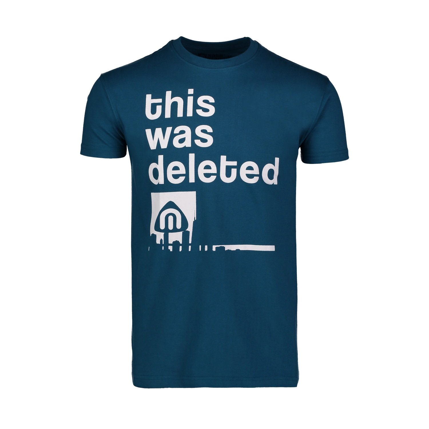 Cotton t-shirt men's - DELETE blue