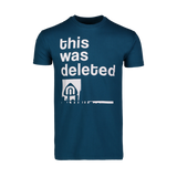 Baumwolle T-Shirt Herren - DELETE blau