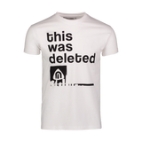 Baumwolle T-Shirt Herren - DELETE weiß