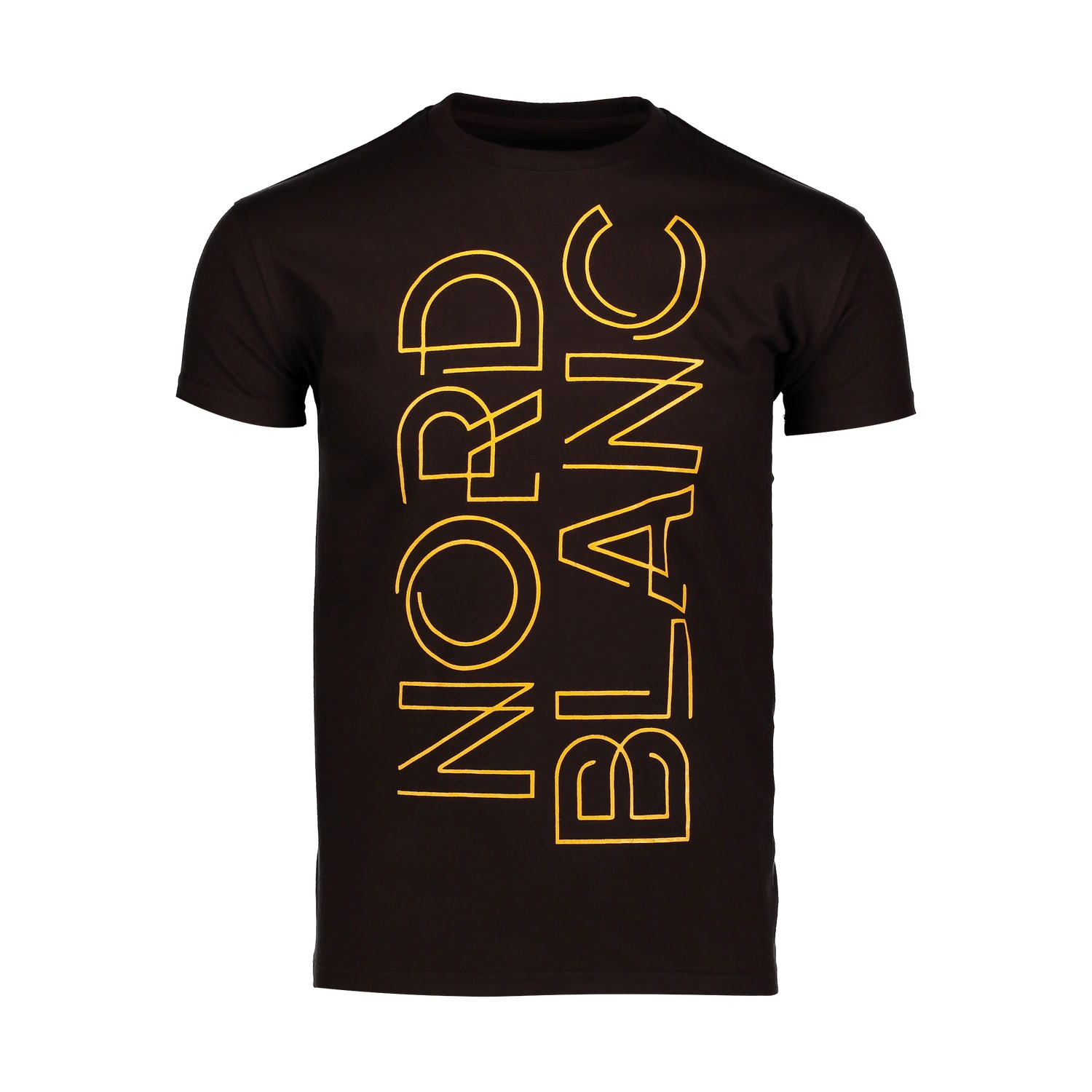 Cotton t-shirt men's - TITLE brown