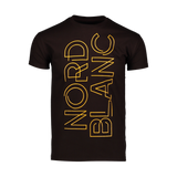 Cotton t-shirt men's - TITLE brown