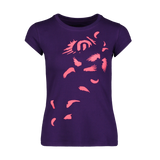 Cotton t-shirt women's - PLUME violet