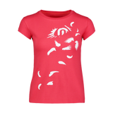 Cotton t-shirt women's - PLUME red
