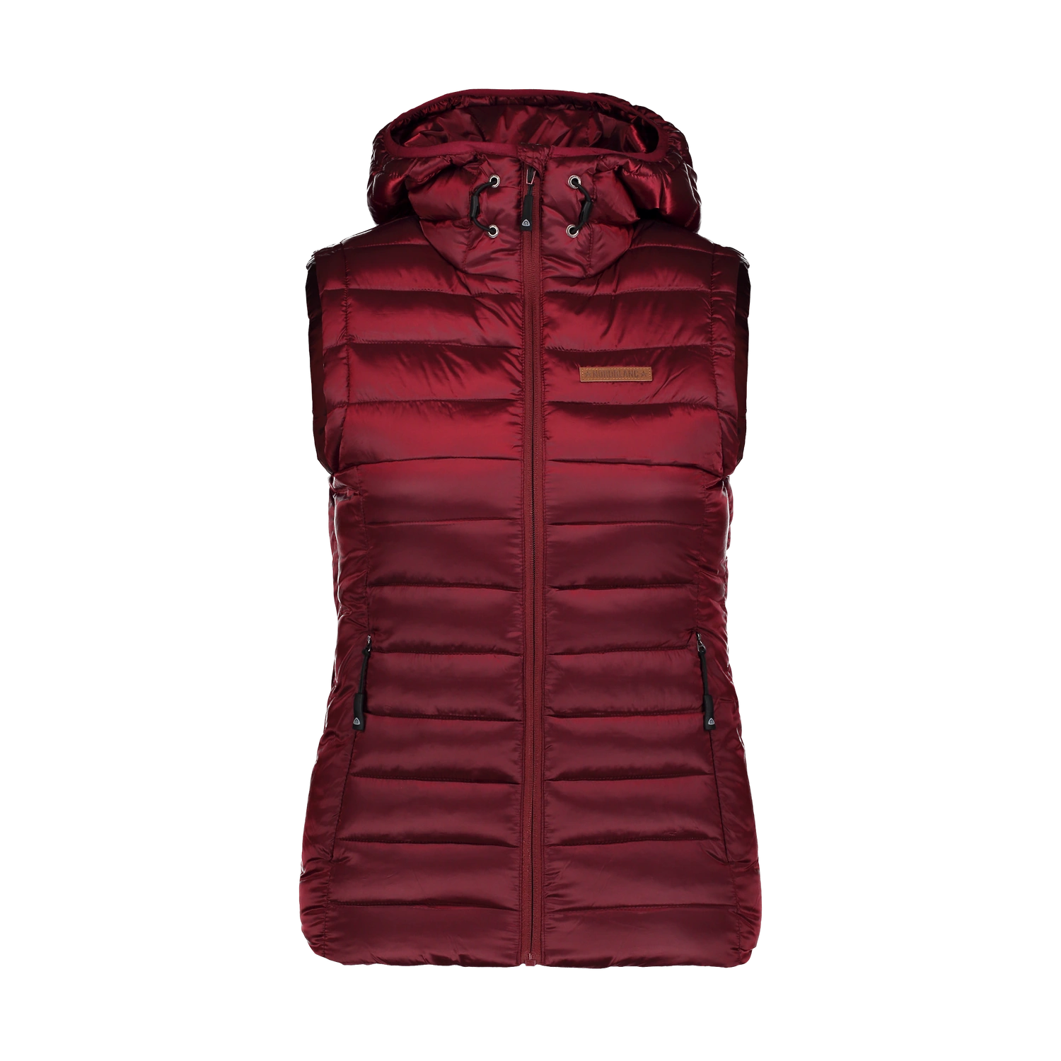 Winter vest women's - SHEAR wine red-1