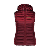Winter vest women's - SHEAR wine red