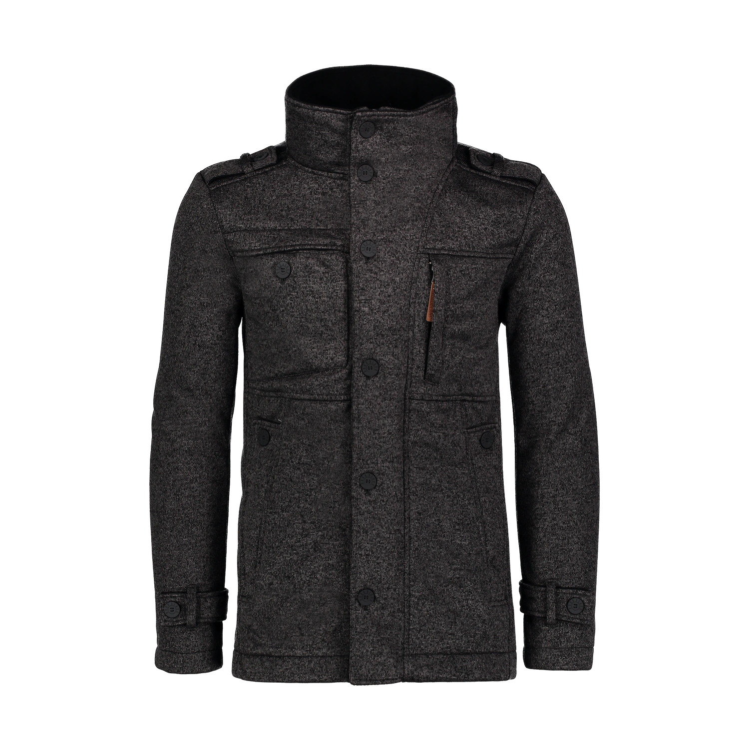 Pulóveres softshell kabát férfi - SUAVE fekete