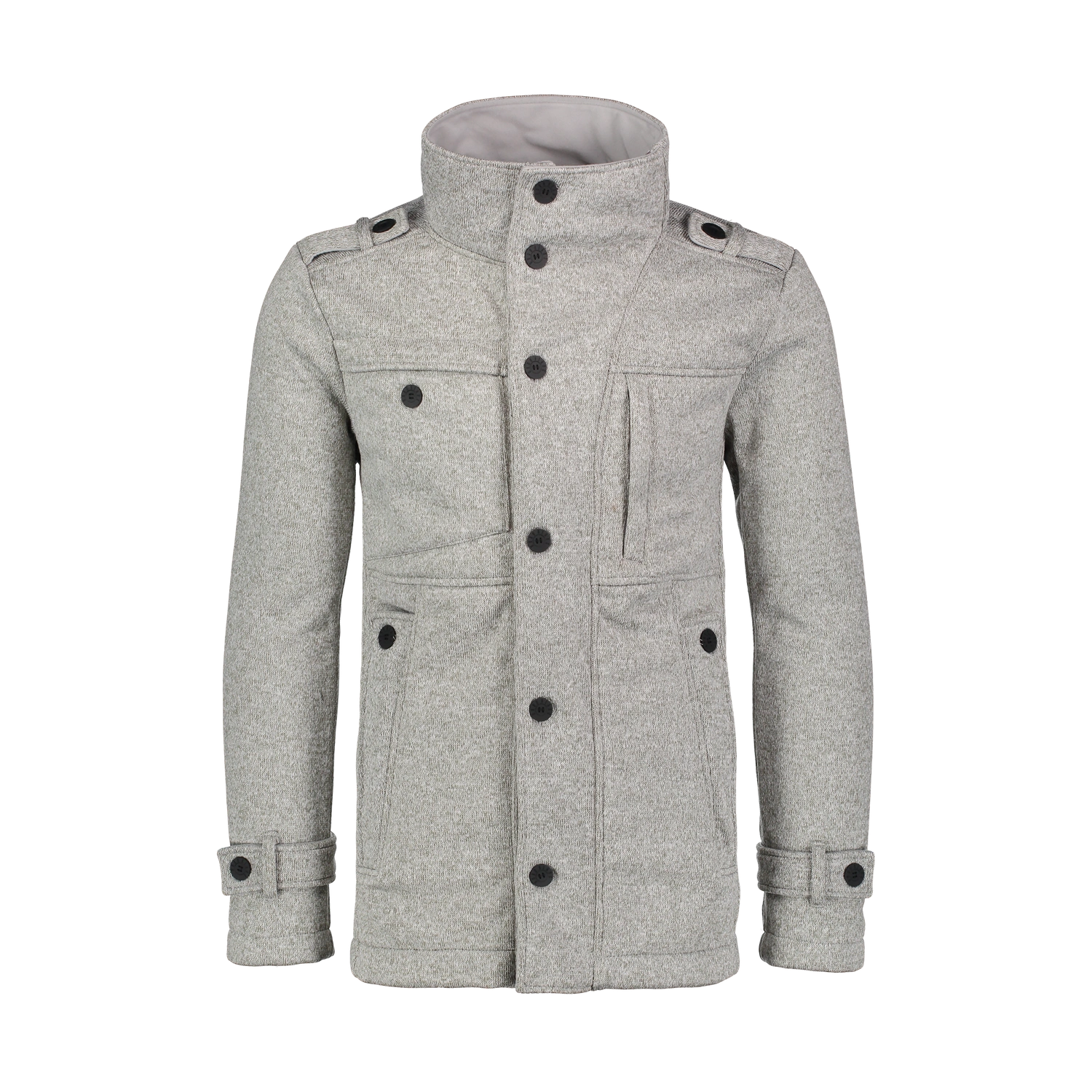 Pulóveres softshell kabát férfi - SUAVE szürke