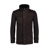 Sweater softshell parka men's - SUAVE brown