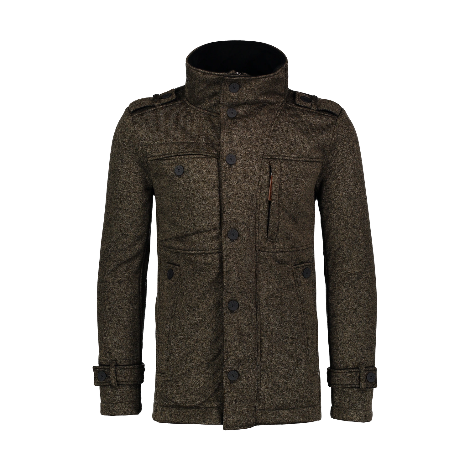 Pulóveres softshell kabát férfi - SUAVE khaki