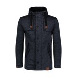 Sweater softshell parka men's - STAID blue