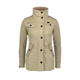 Damen-Parka im Stil eines Strick-Sweaters - DUE beige